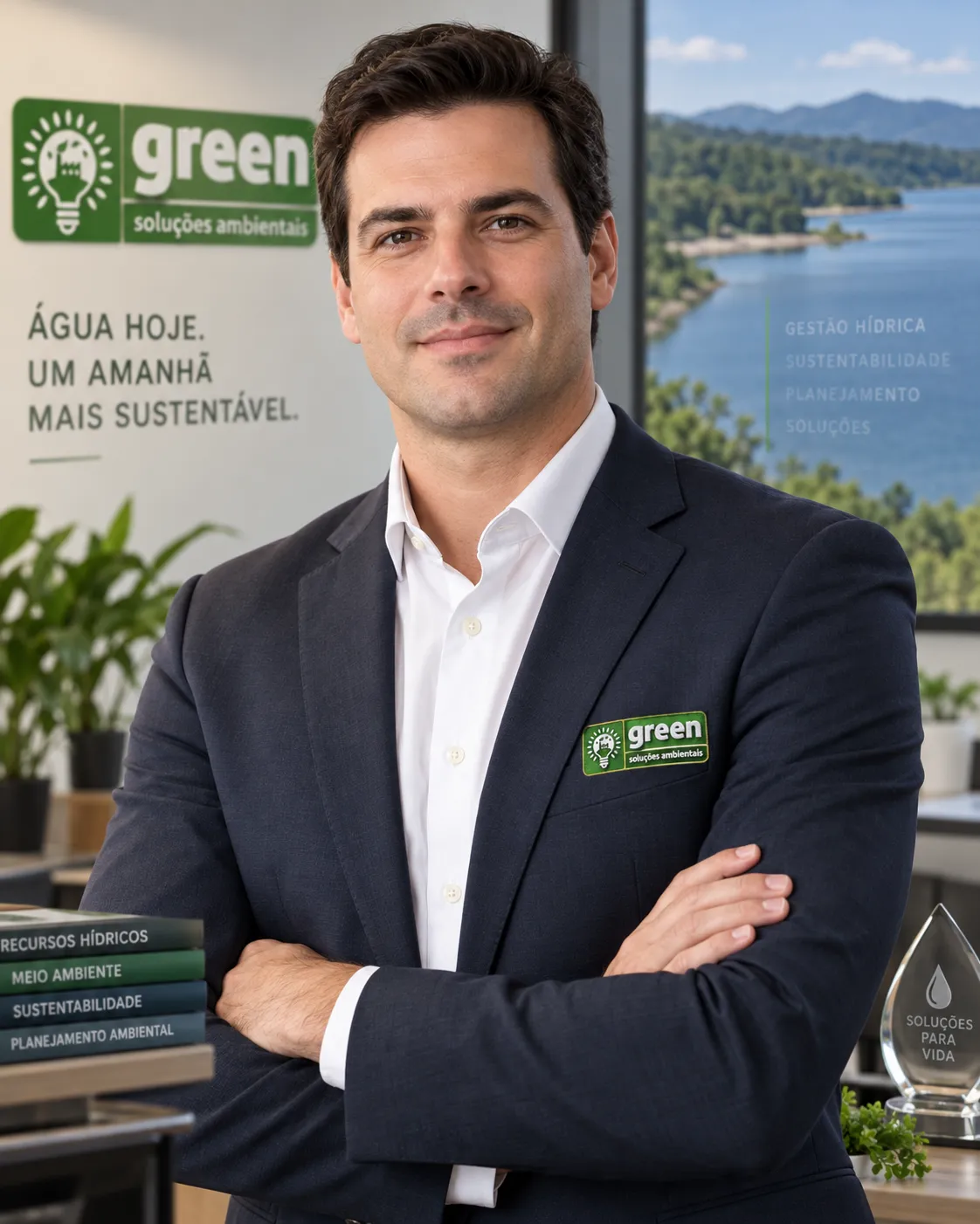 Arthur Pelegrin, engenheiro ambiental da Green Soluções Ambientais